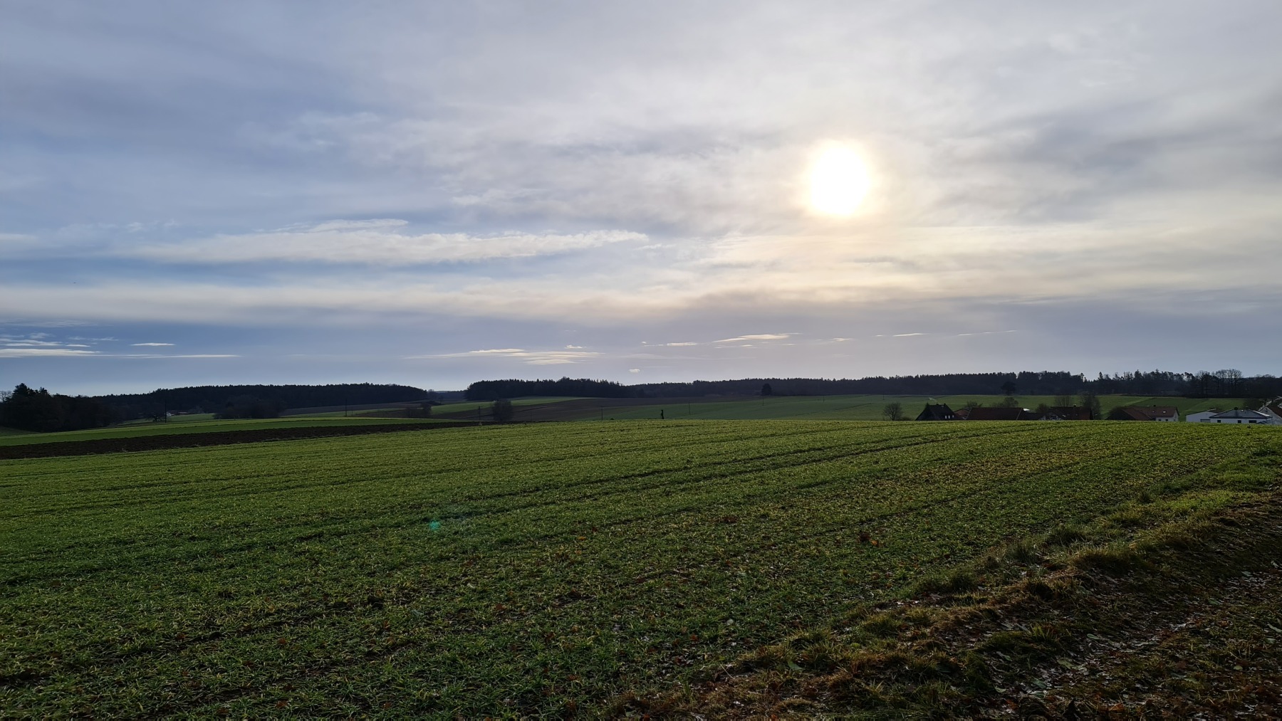 Schönes Wintergraveln im Norden von München