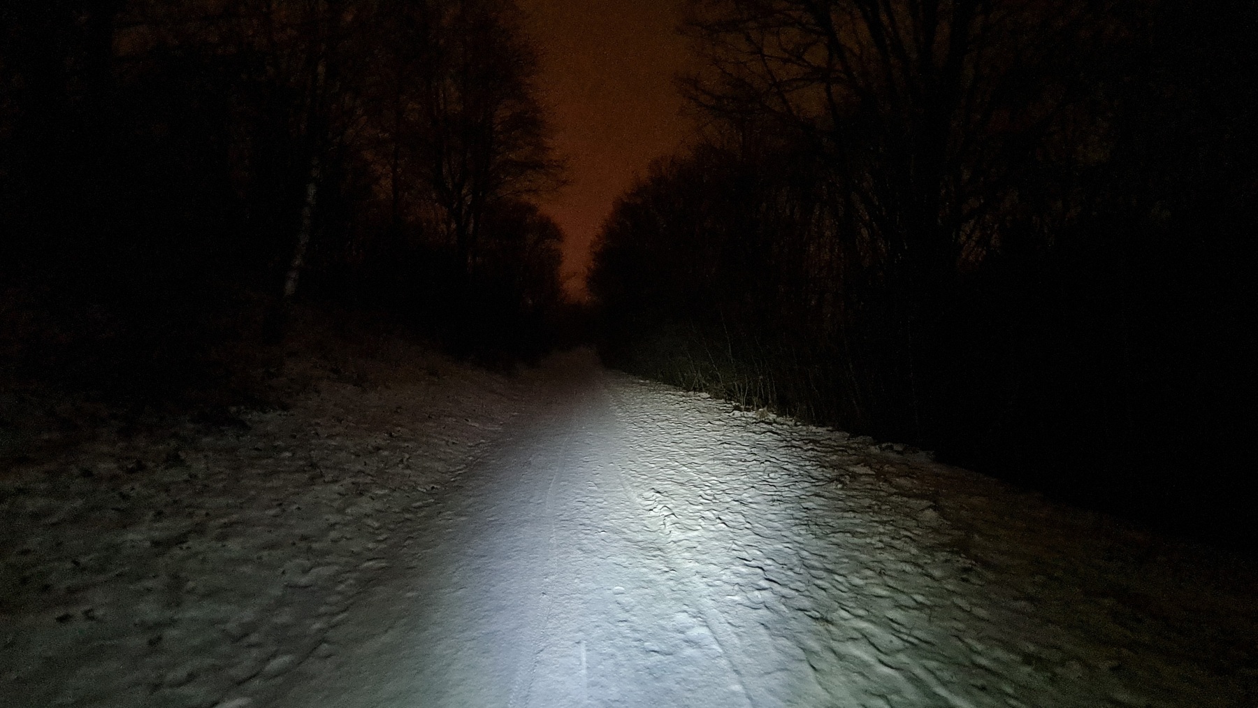 Graveln im Schnee zum Ammersee