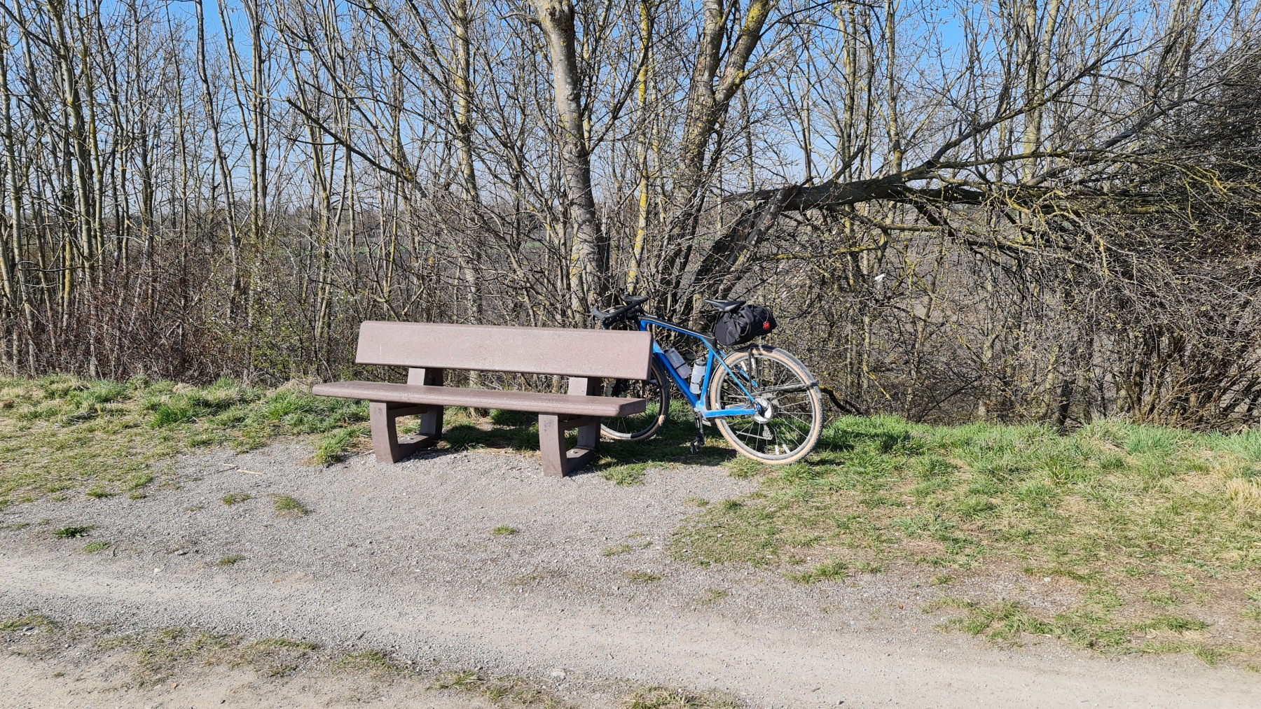 Graveln am Nachmittag zum Speichersee