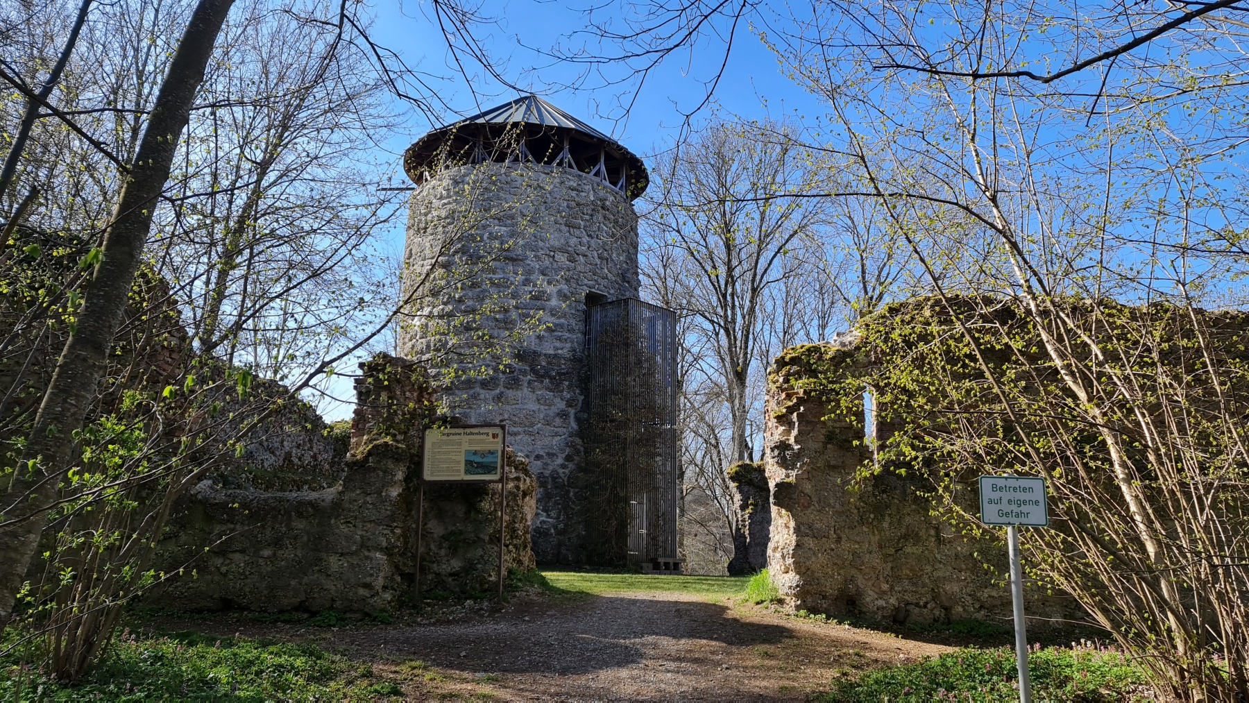 Graveltour zur Burgruine Haldenberg und zum Lech