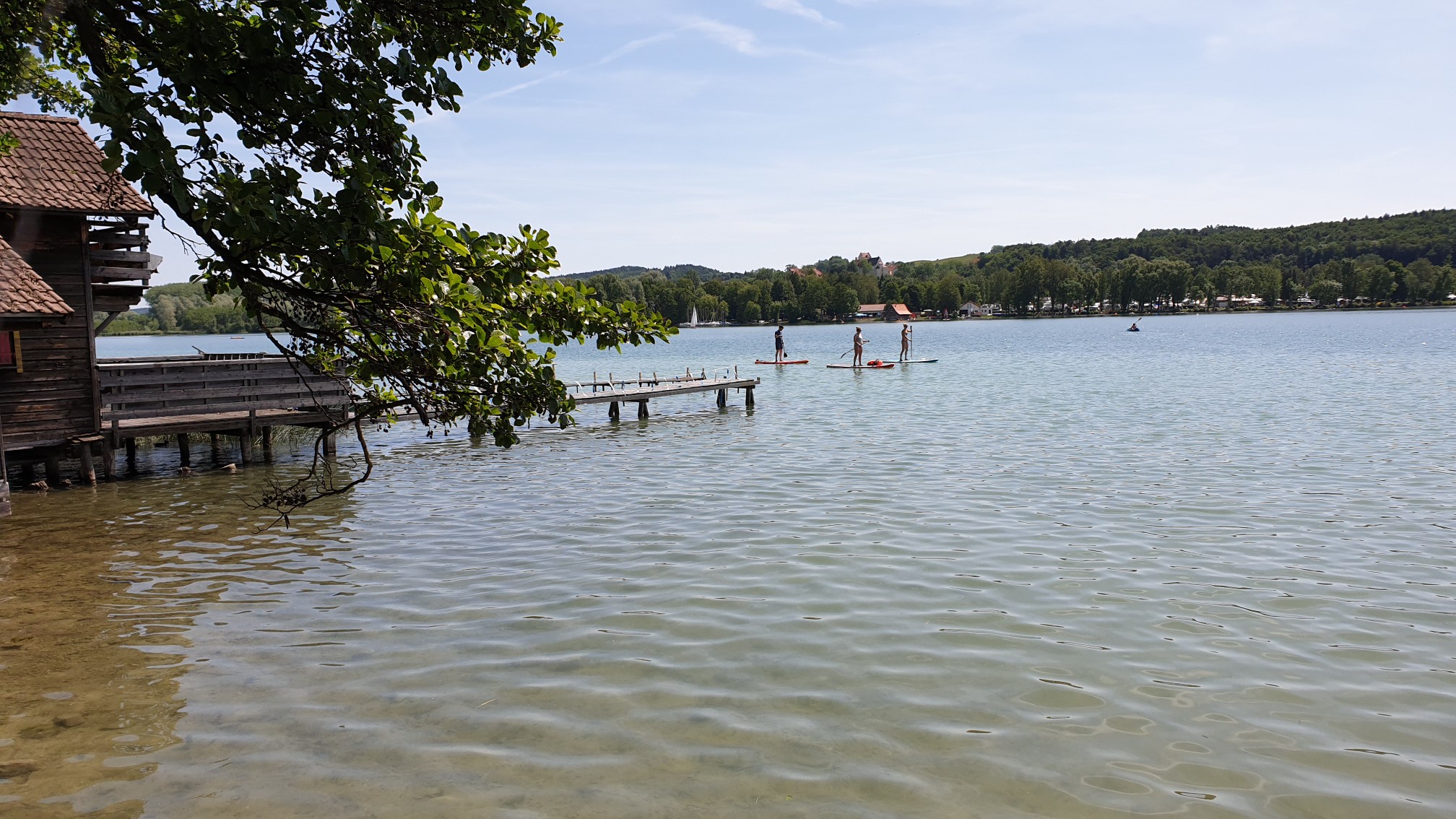 Nordic Walking vom Weßlinger See, über den Ammersee bis nach Starnberg