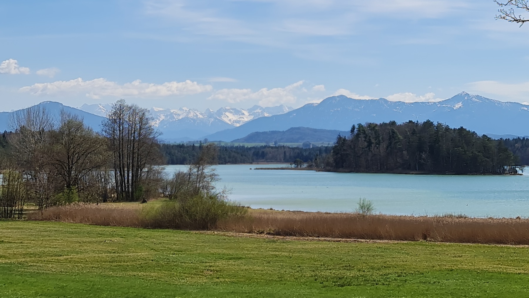 Wandern an Ostern an den Osterseen