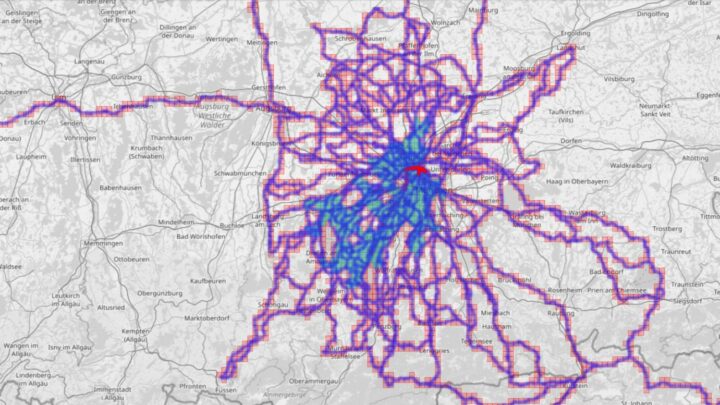 Strava Heatmaps mit StatsHunters.com