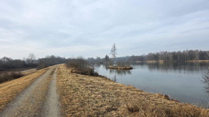 Gravel-Tour zum Lech: Mildere Temperaturen, aber viel Matsch