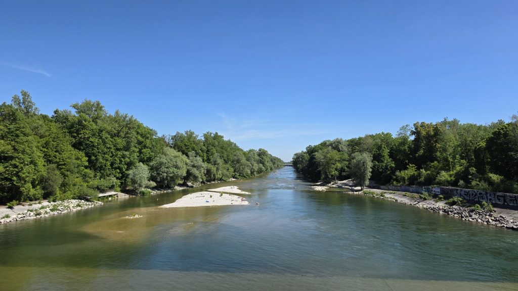 Die Isar bei Oberföhring