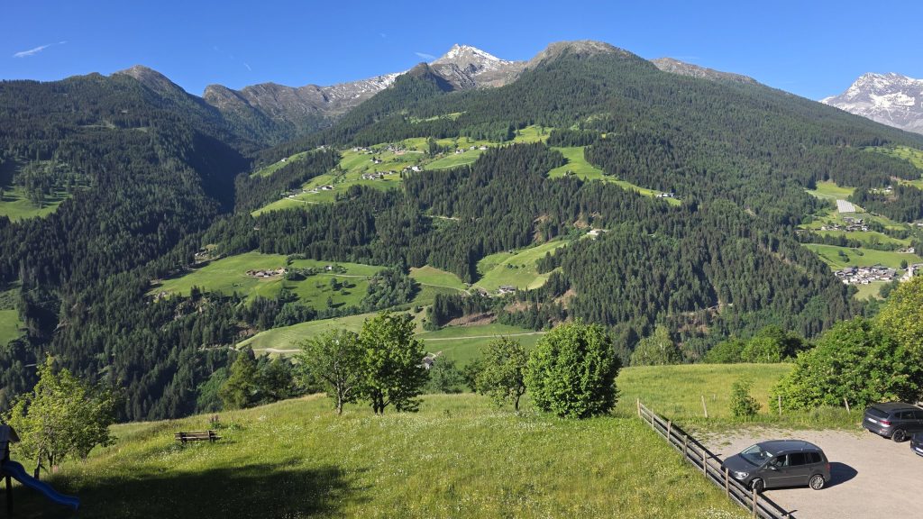 Blick von Stuls über das Passeiertal