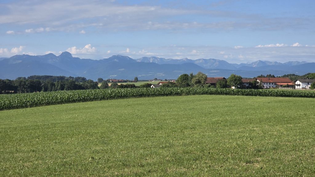 Alpenpanorama bei Oberrain