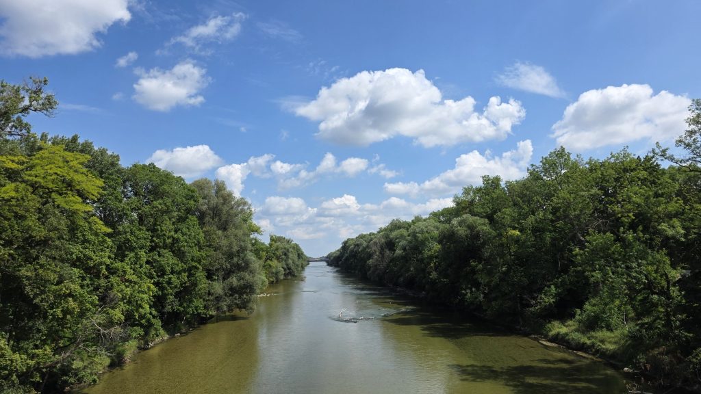 Die Isar an der Max-Joseph-Brücke