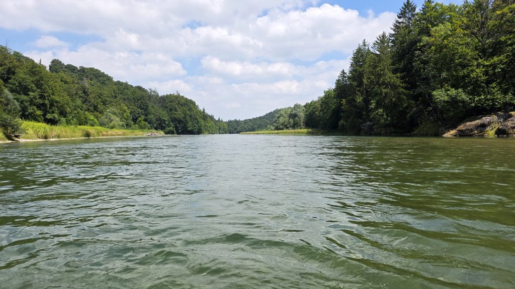 Die Isar unterhalb des Grünwalder Forsts