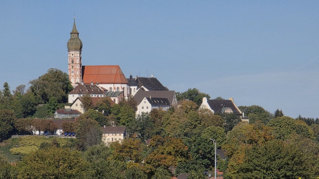 Kloster Andechs von Erling aus